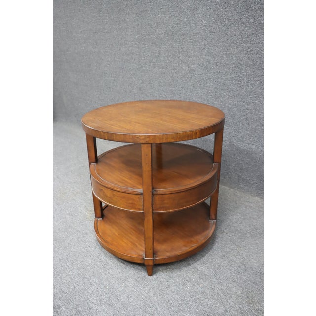 Art Deco Style Mahogany Drum Style Table For Sale In Philadelphia - Image 6 of 7