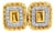 1990s Pair of Rudolf Friedmann Vintage 18k Diamond Earrings For Sale