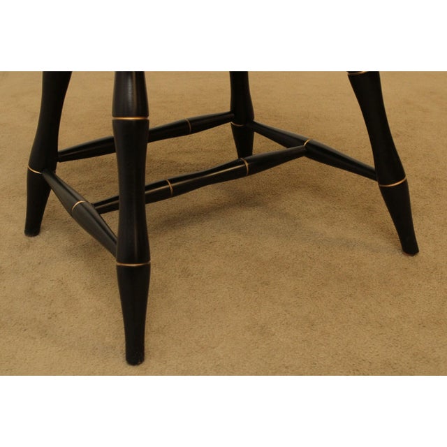 Saint Augustine Preparatory School Black with Cherry University Armchair For Sale - Image 11 of 13