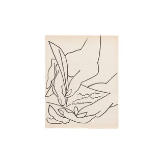 François Gilot, The Love Letter, 1951, Lithograph, Framed For Sale