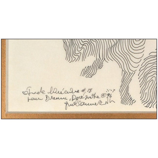 Op Art 1990s Study For Dreams, Guillaume Azoulay For Sale - Image 3 of 4