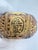 Vintage Mid‑Century Chinese Solid Cast Brass Fú‑Lù‑Shòu Blessings Bracelet For Sale - Image 9 of 13