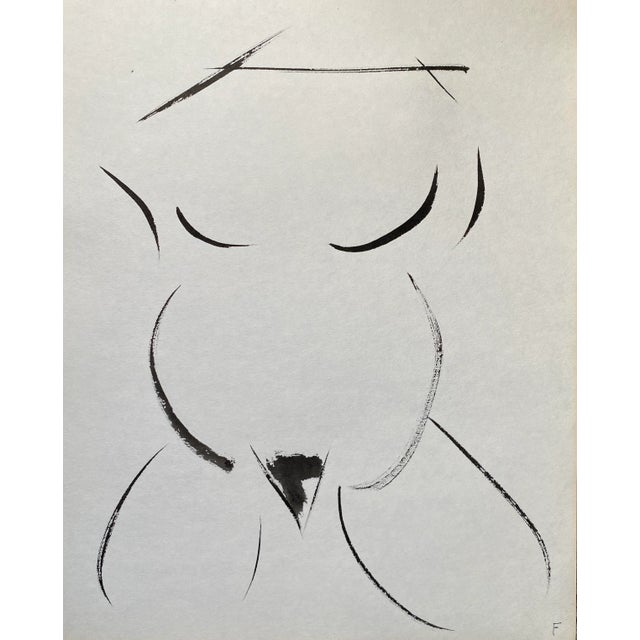 Modern 1960s Frank Wallace Modern Female Nude Painting For Sale - Image 3 of 3