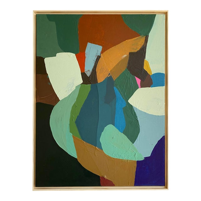 "Woods and River" 2026 Framed Painting by Jessalin Beutler For Sale