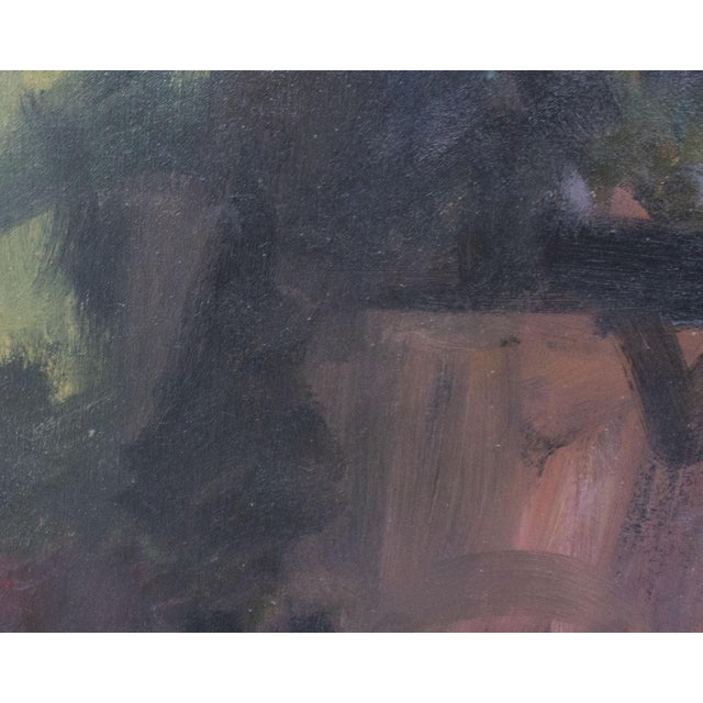 1965 Oil on Canvas Abstract Painting Signed by Steve Redman For Sale In Indianapolis - Image 6 of 8