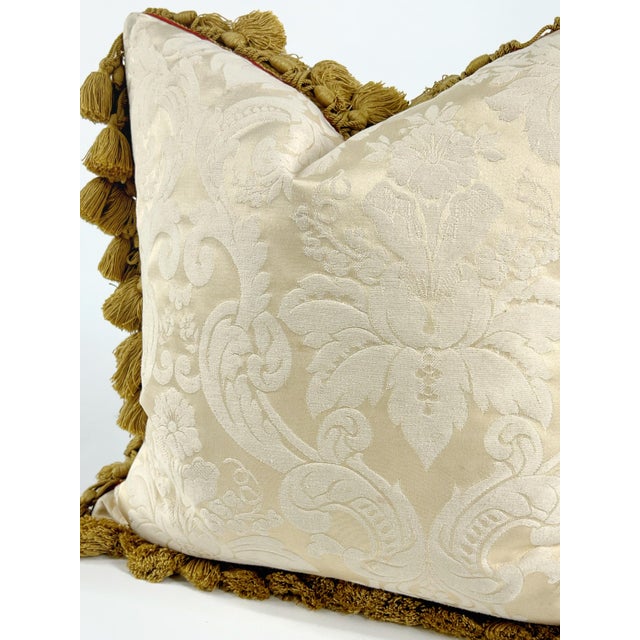 Early 20th Century Crested Aubusson Pillow For Sale - Image 9 of 9