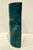 Blue Japanese Majolica Wall Pocket Vase Dogwood Flowers White Plum Tree Bark For Sale - Image 8 of 9