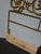 Rococo Style King Size Iron Scrolled Headboard Metallic Gold Italian Headboard For Sale In Los Angeles - Image 6 of 13