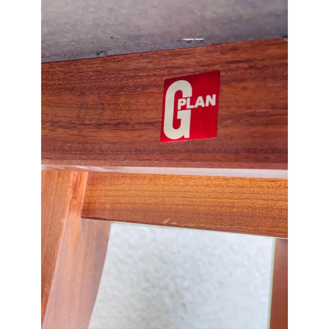 1960s Vintage Teak and Fabric Dining Chairs from G-Plan, 1960s, Set of 4 For Sale - Image 5 of 14