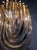 Metal 1970s Large Venini Italian Mid-Century Crystal Curly Chandelier For Sale - Image 7 of 13