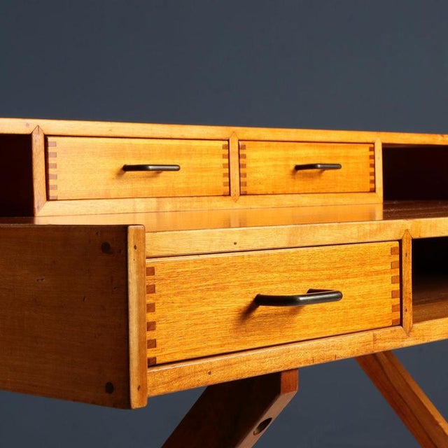 Vintage Writing Desk by Cantieri Carugati For Sale - Image 6 of 12