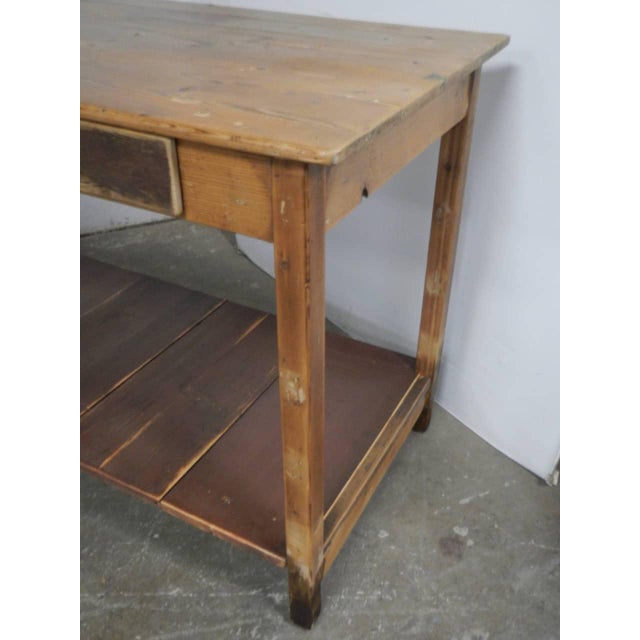 Vintage Fir Counter, 1970s For Sale - Image 9 of 11