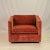 Knoll 1970s Classic Velvet Upholstered Club Chair by Charles Pfister for Knoll For Sale - Image 4 of 11