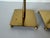1970s Mid-Century Modern Brass & Metal Geometric Candle Holders – Pair For Sale - Image 11 of 12