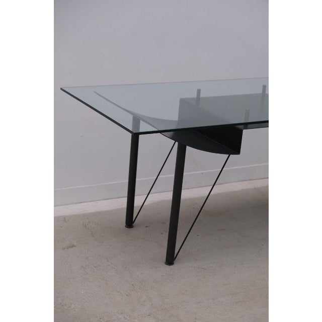 Metal Desk and Rolling Block 007 by Hélène Galdini for H. Galdini, 1980 For Sale - Image 7 of 11