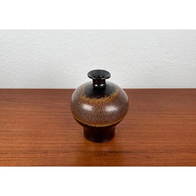 Mid-Century German Studio Pottery Vase by Elke & Elmar Kubicek, 1960s For Sale - Image 9 of 10