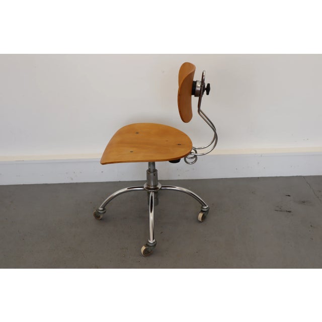 Mid-Century Swivel Chair from Bohler, 1950s For Sale - Image 10 of 13