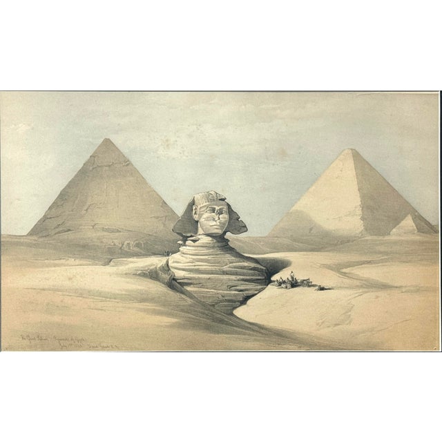 Original 19th-century hand-tinted lithograph from Egypt & Nubia From Drawings Made on the Spot by David Roberts, R.A.,...