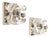 Small Chrome and Glass Wall Lights from Sische, 1970s, Set of 2 For Sale