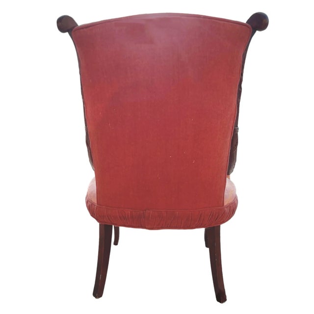 1920s Antique Hollywood Regency Armchair For Sale - Image 9 of 12