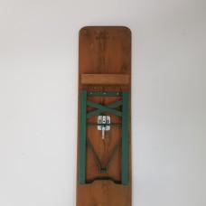 Vintage German Folding Garden Beer Bench For Sale - Image 10 of 11