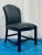 Maitland-Smith Transitional Black Leather Side Chair For Sale In Atlanta - Image 6 of 8