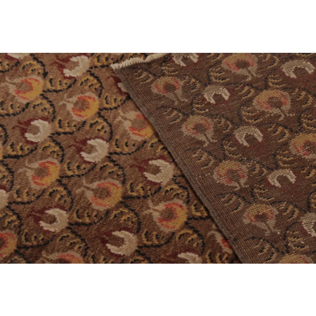 Vintage Turkish Floral Rug With Allover Garden Botanical Motifs - Rug & Kilim For Sale - Image 10 of 10