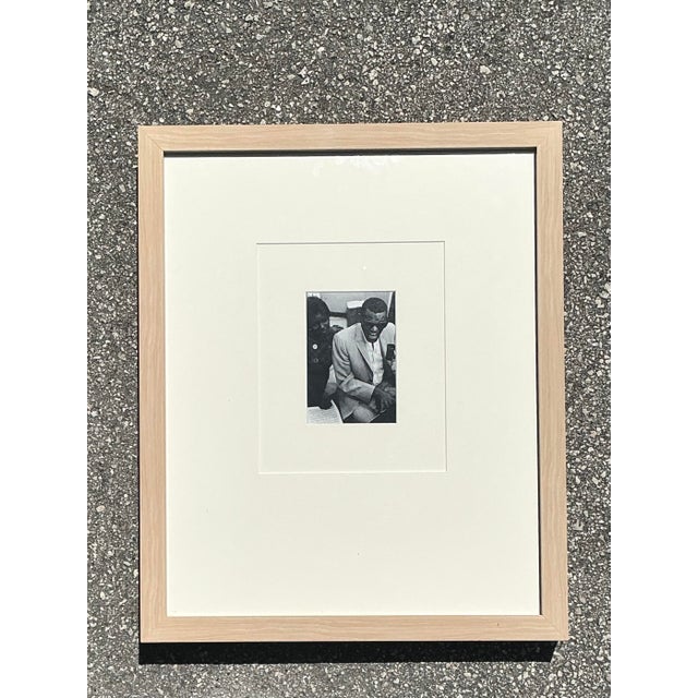 Vintage MCM Original Tour Photograph of Ray Charles For Sale - Image 4 of 12