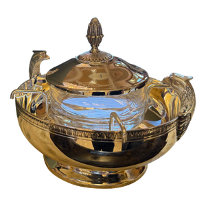 1980s Christofle Silver-Plated Caviar Serving Set With Box