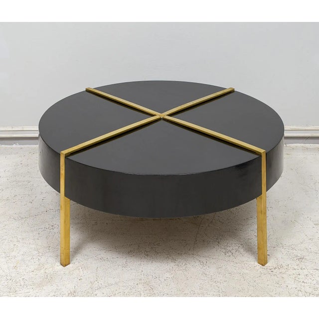 Mid-Century Modern Mid-Century Ebonized Coffee Table For Sale - Image 3 of 7