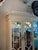 Vintage Pagoda armoire, bar, mirrored fretwork fret work cabinet with bells. Light inside cabinet that lights up shelf....