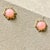 Contemporary Syna Yellow Gold Pink Opal Earrings with Diamonds, a Pair For Sale - Image 3 of 6
