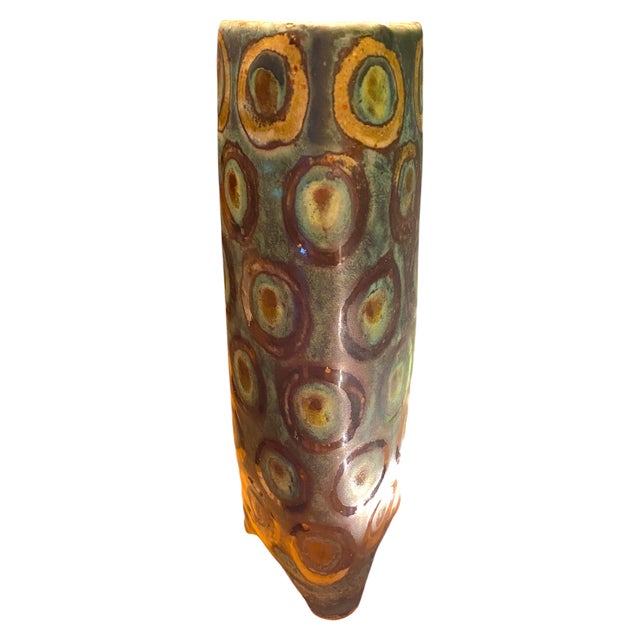 Peter Karner Studio Pottery Vase, One-of-a-Kind Reduction-Fired Denver, Colorado For Sale - Image 11 of 14
