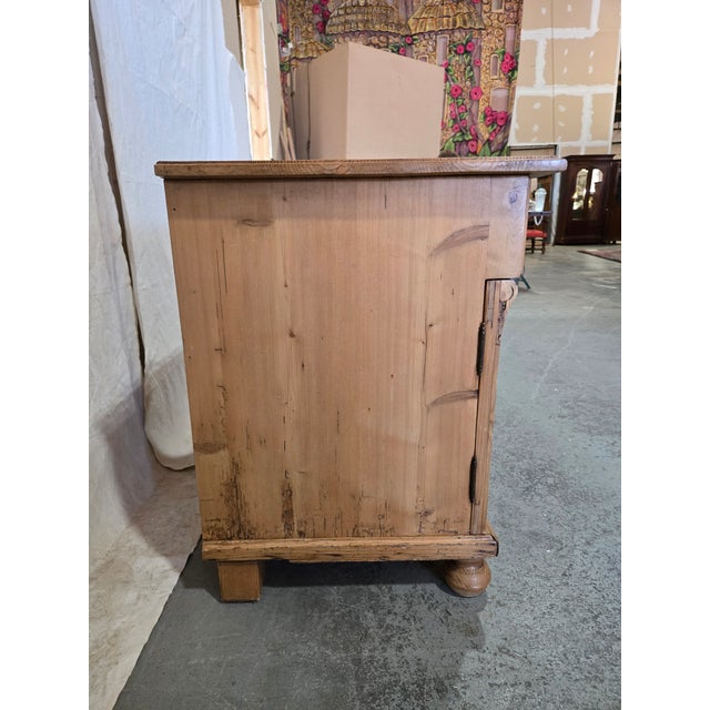 Late 19th Century Late 19th Century German Pine Provincial Cabinet For Sale - Image 5 of 8