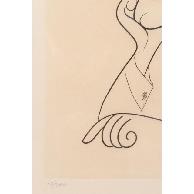 Al Hirschfeld - Bob Hope, 1983 Signed Lithograph on Paper 17/200 Hollywood For Sale - Image 4 of 5