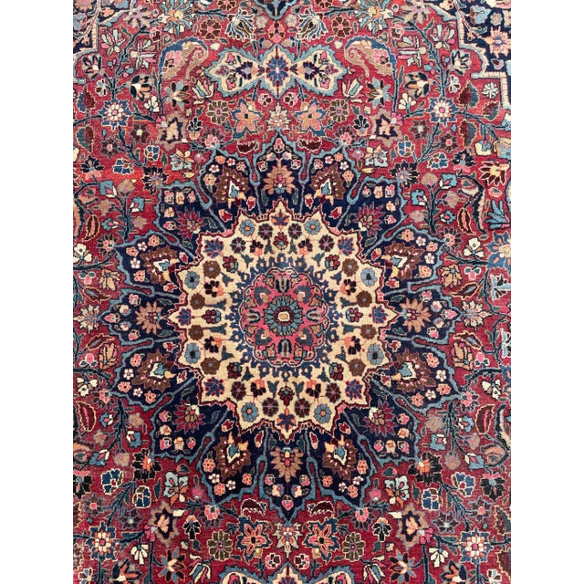 Northeast Jewel Flora Rug 10 x 14 For Sale - Image 10 of 11