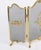 Gold Antique French Rococo Gilt Bronze Flaming Torch Triple Fire Screen, 1870s For Sale - Image 8 of 12