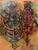 Original painting by Cuban artist Arturo Potestad (1917–2016), signed lower right and dated 1992. This vibrant abstract-...
