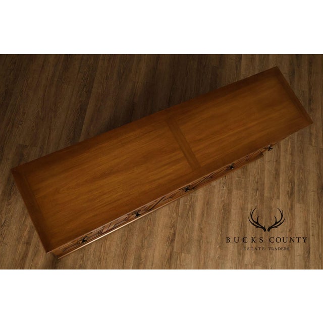 Henredon Mid Century Modern Walnut Sideboard For Sale - Image 11 of 18