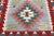 Vintage Persian Shiraz Kilim Rug, 04'00 X 05'10 For Sale - Image 4 of 9