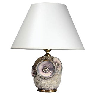 French Ceramic Table Lamp, 1950s For Sale