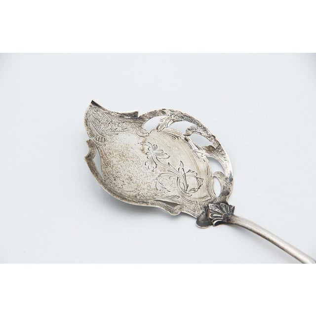 Dessert Service Cut-Out Silver Spatula, in Good conditions.