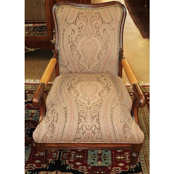 Lauren Ralph Lauren Regency Style Oversized Club Lounge Chairs a Pair
