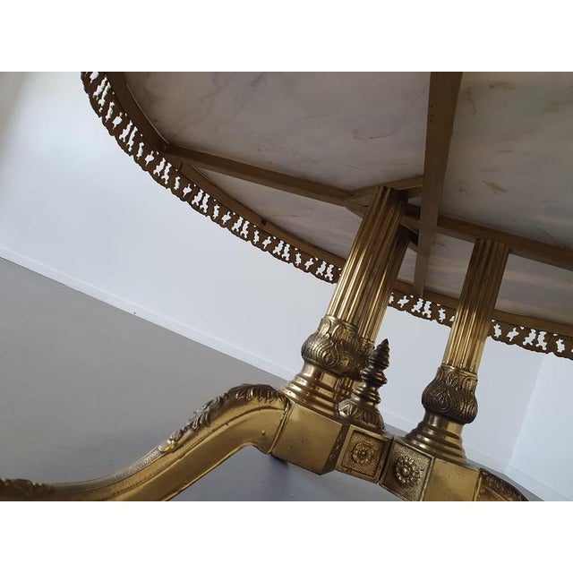 Italian Marble Coffee Table, 1960s For Sale - Image 4 of 10