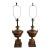 Vintage Frederick Cooper Wood Urn Table Lamps- a Pair For Sale