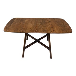 Old Colonial 377 Drop Leaf Dining Table in Elm from Ercol, 1950s For Sale