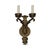French Neoclassical Style Bronze Electrified Wall Sconces - a Pair For Sale - Image 4 of 12