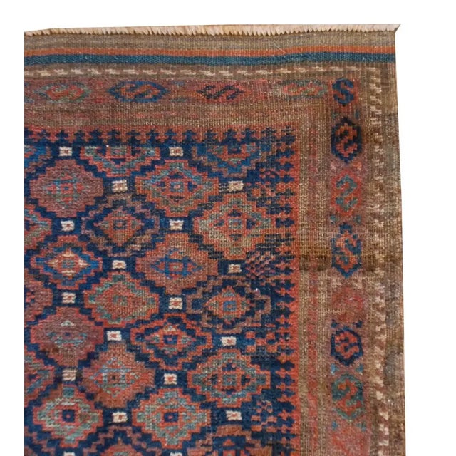 Tribal 19th Century Antique Baluch Rug For Sale - Image 3 of 4