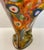 Large Murano-Style Multi-Colored Art Glass Vase With Aventurine, 1960s For Sale In Miami - Image 6 of 7