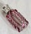 Antique Victorian Bohemian Cut Glass Vanity Scent Bottle with Silver Mount For Sale - Image 10 of 18